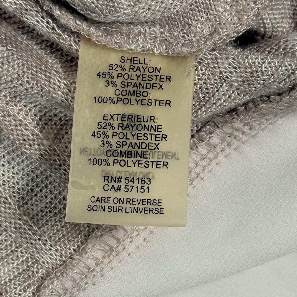 Ivanka Trump Sweater Medium Beige Layered Hem Knit Long Sleeve Top Lightweight - Picture 5 of 12